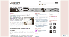 Desktop Screenshot of leahdurant.com